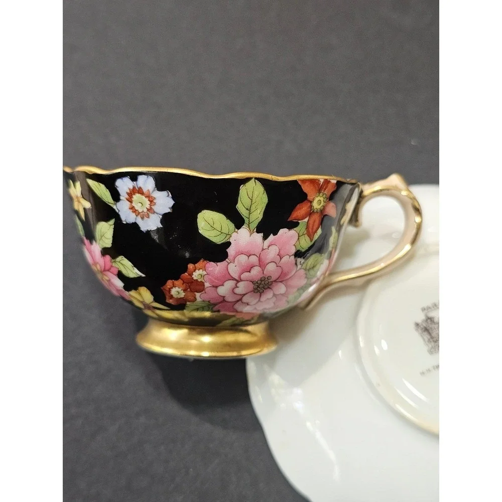Vintage Paragon Chintz Teacup Saucer Set Floral Fine Bone China Made in England